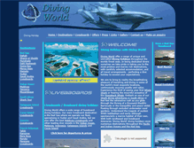 Tablet Screenshot of diving-world.com